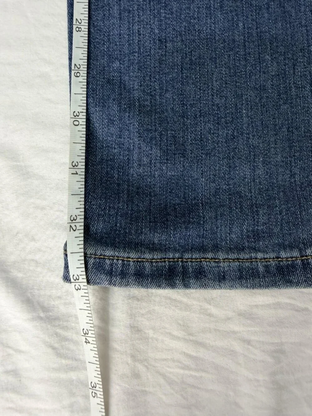 PAIGE Lennox Men's Jeans Size 32 Blue Slim Straight Stretch Premium Denim